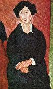 Amedeo Modigliani den italienska kvinna oil painting artist